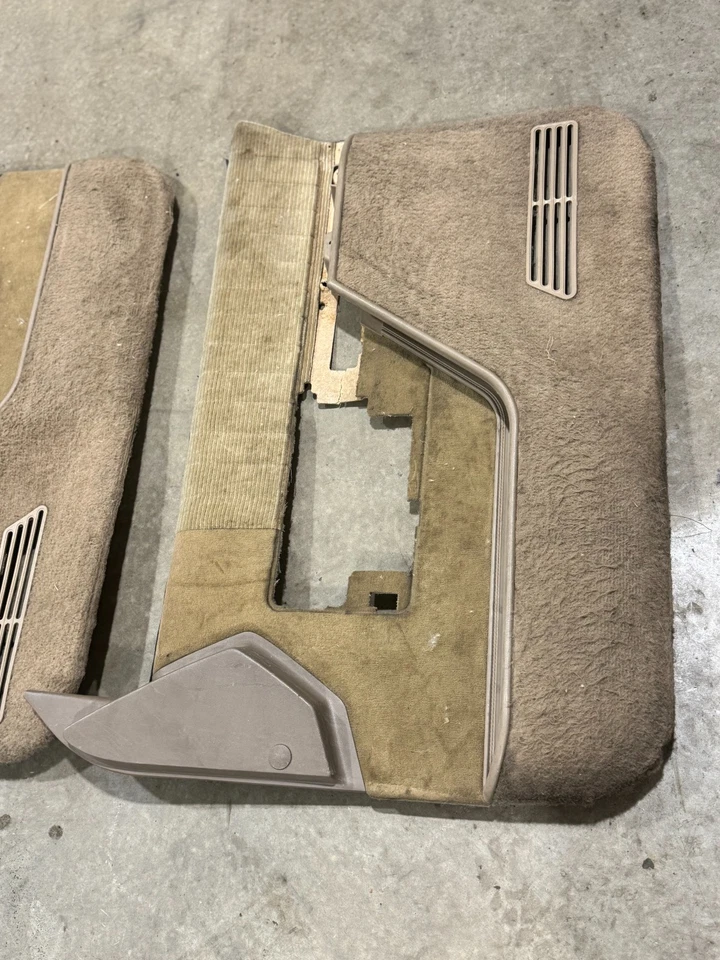 1988-1994 GMC / CHEVY C / K 2500 3500 SUBURBAN BROWN FRONT DOOR PANEL POWER SET Foto 3 de 4