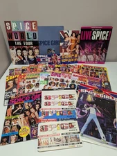 Spice Girls Lot Magazines, Tour Guide, Snapshots, Posters 