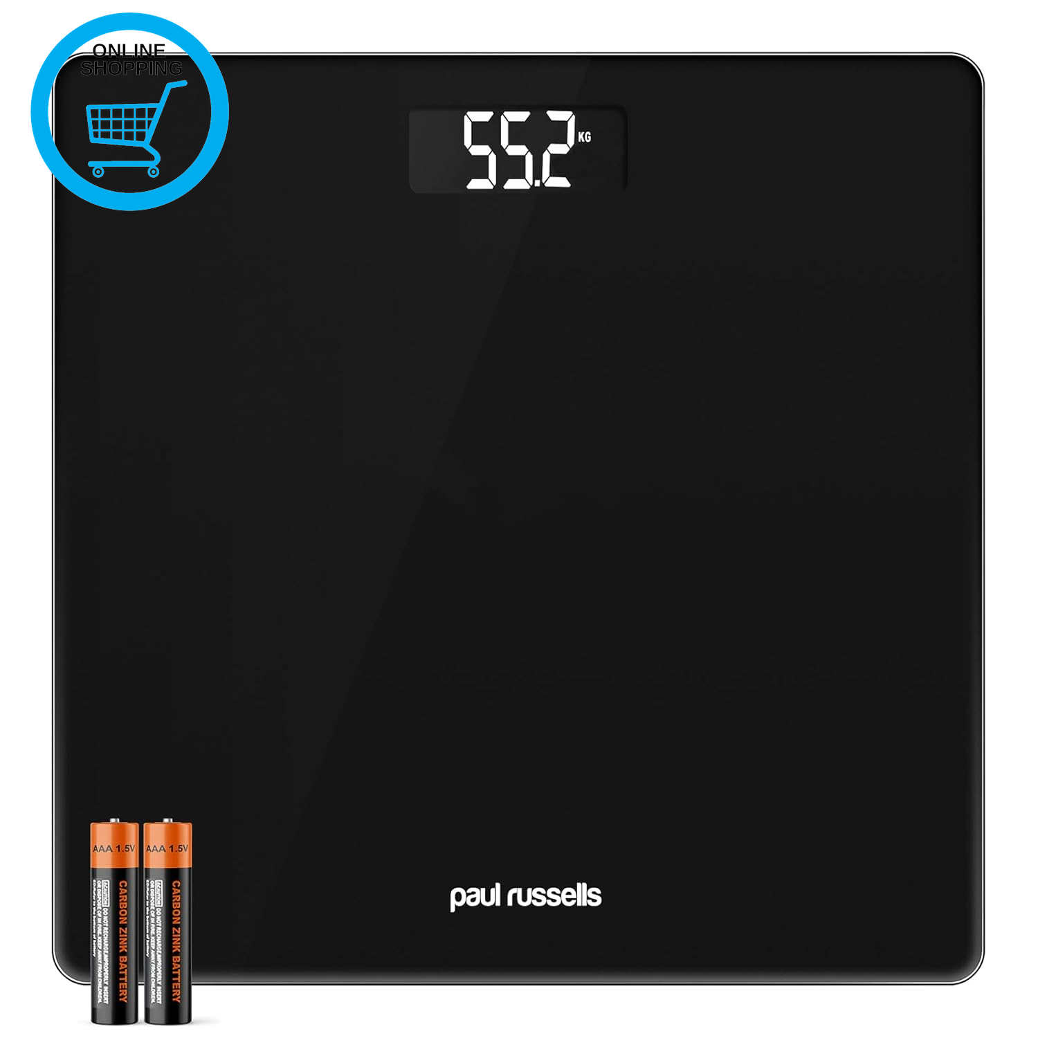 Digital Bathroom Scales for Body Weight, Glass Weighing Scale, High Precision Se