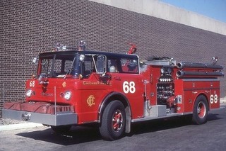 Chicago IL Engine 68 1979 Ford C Seagrave Pumper Fire Apparatus Slide