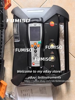Testo 350 Gas Analyzer full set 6 sensors Box, instruction manual, probes#br