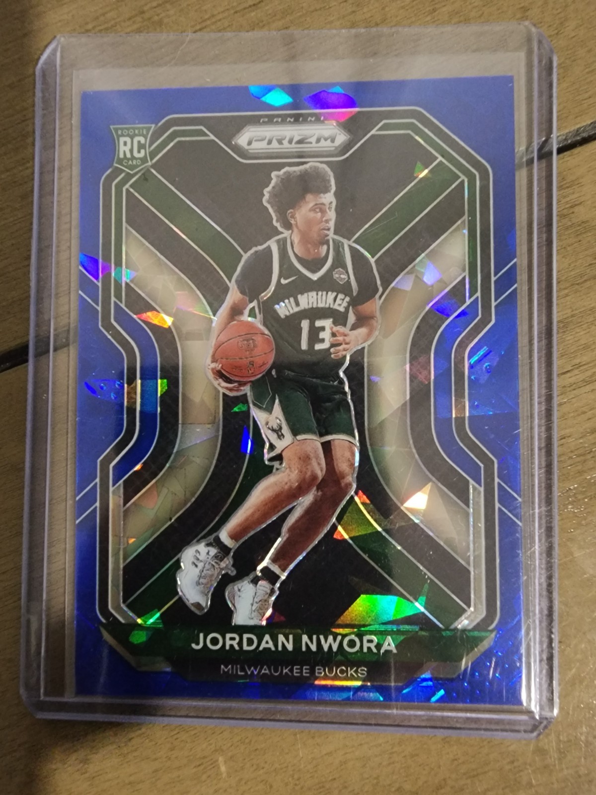 Jordan Nwora 2020-21 Prizm Rookie RC #273 Blue Ice Prizm /125