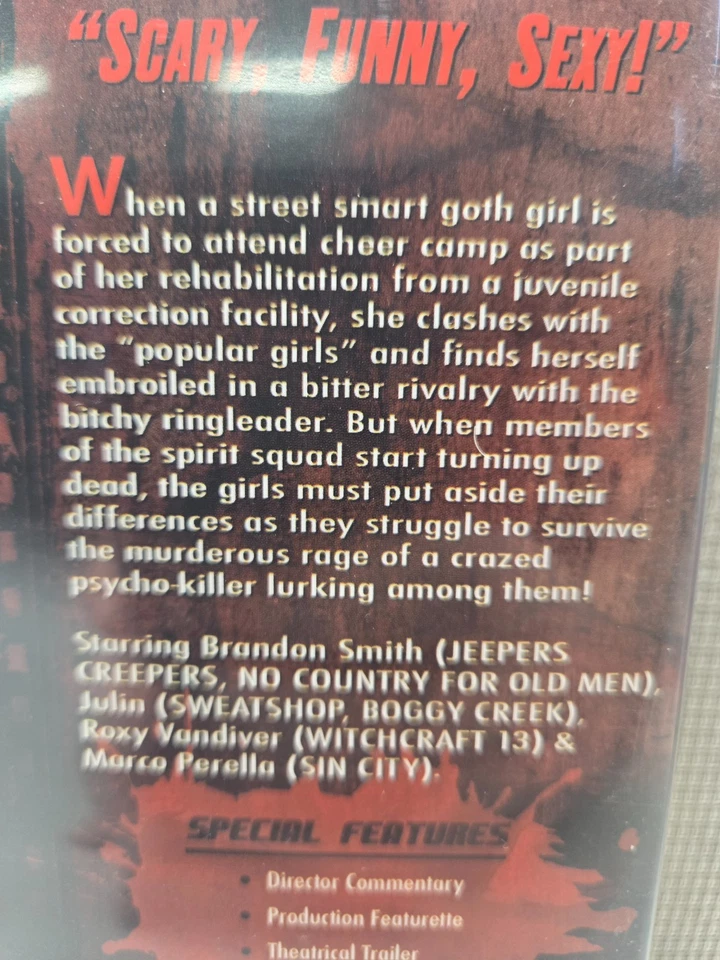 Spirit Camp (Unrated Special Edition DVD, 2010) Cheerleader Horror Slasher, RARE - Image 3 of 4