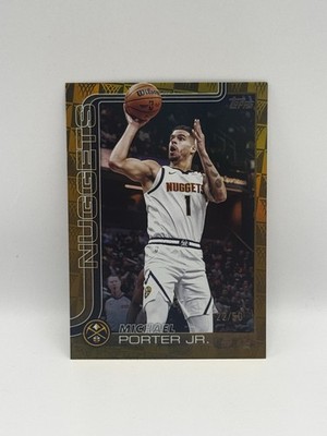 2025-26 Topps - Michael Porter Jr. #105 Gold Foilboard Season Tip-Off /50