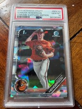 2019 Bowman Draft Gunnar Henderson Chrome Sapphire Edition