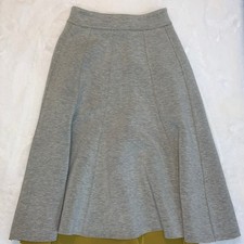 NWT Maeve by Anthropologie Grey Midi Skirt Size 0