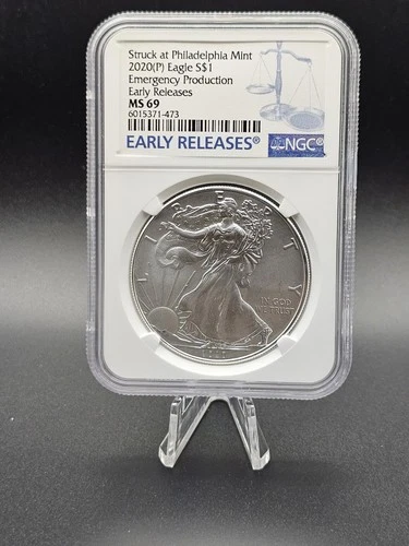 2020(P) American Silver Eagle – NGC MS69 Emergency Production Early Releases