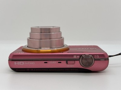 SONY Cyber-shot DSC-WX100 Pink 18.2MP Digital Camera 10x Zoom From