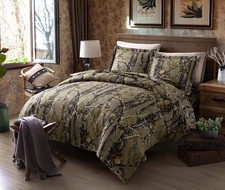 Chezmoi Collect Salem Cabin Lod Forest Woods Duvet Cover Set -