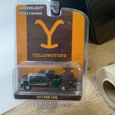 2013 RAM 1500 PICKUP COUNTY SHERIFF "YELLOWSTONE" 1/64 BY GREENLIGHT 62030 A