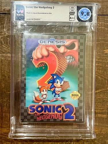Sonic the Hedgehog 2 Sega Genesis Factory Sealed New WATA 9.8 A++ Graded