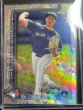 2025 Topps Chrome Logofractor Edition - Jake Bloss, Jake Bloss #188 (RC)