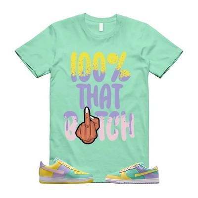 NEW! Dunk Easter Air Force Emerald Rise Yellow Hydrangeas Shirt Match 100