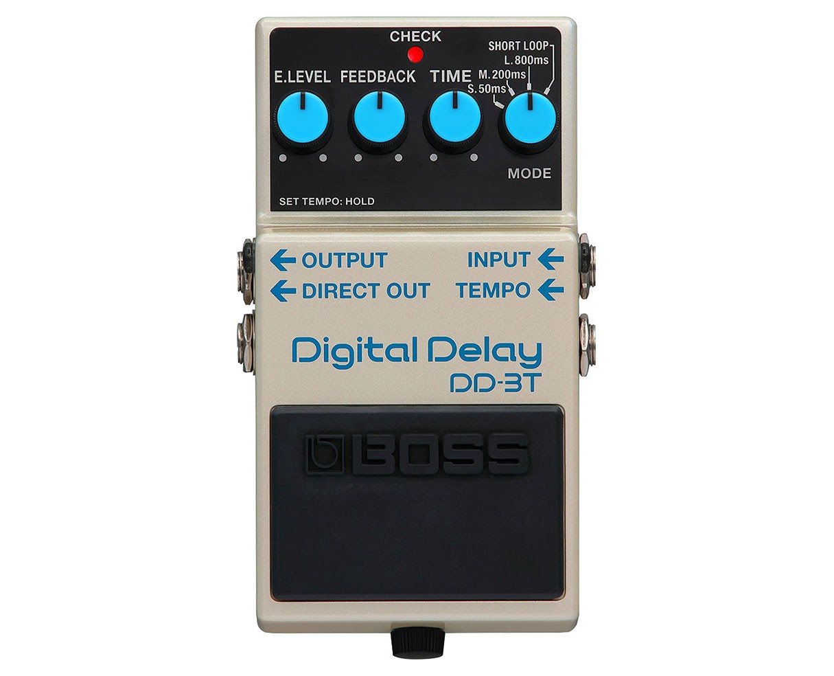 Boss DD-3T Digital Delay Pedal with Tap Tempo - Open Box