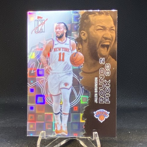 2025-26 Topps Signature Class Basketball Jalen Brunson Pandora Refractor #58