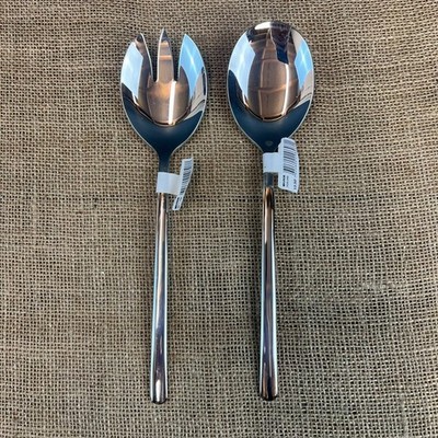 SOLINGEN GERMANY 18/10 EDELSTAHL SALAT PASTA SERVIERGESCHIRR LÖFFEL SET