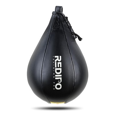 Redipo Boxing Speed Bag - PU Leather 10 inches x 7'', Black（10''x7''）