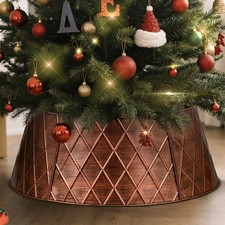 Metal Christmas Tree Collar 48 inch, Christmas Tree Ring Collar for Large L 1...