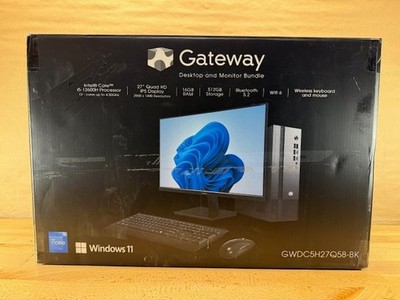 Gateway Fast i5 Desktop Computer 16GB RAM 512GB SSD 27