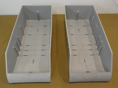 2 QTY MIDWEST FASTENER CORP CABINET REPLACEMENT DRAWERS BOX CABINET SLIDE IN BIN