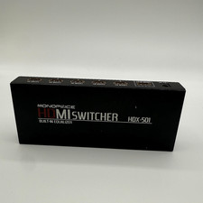 Monoprice HDMI switcher hdx-501- free shipping