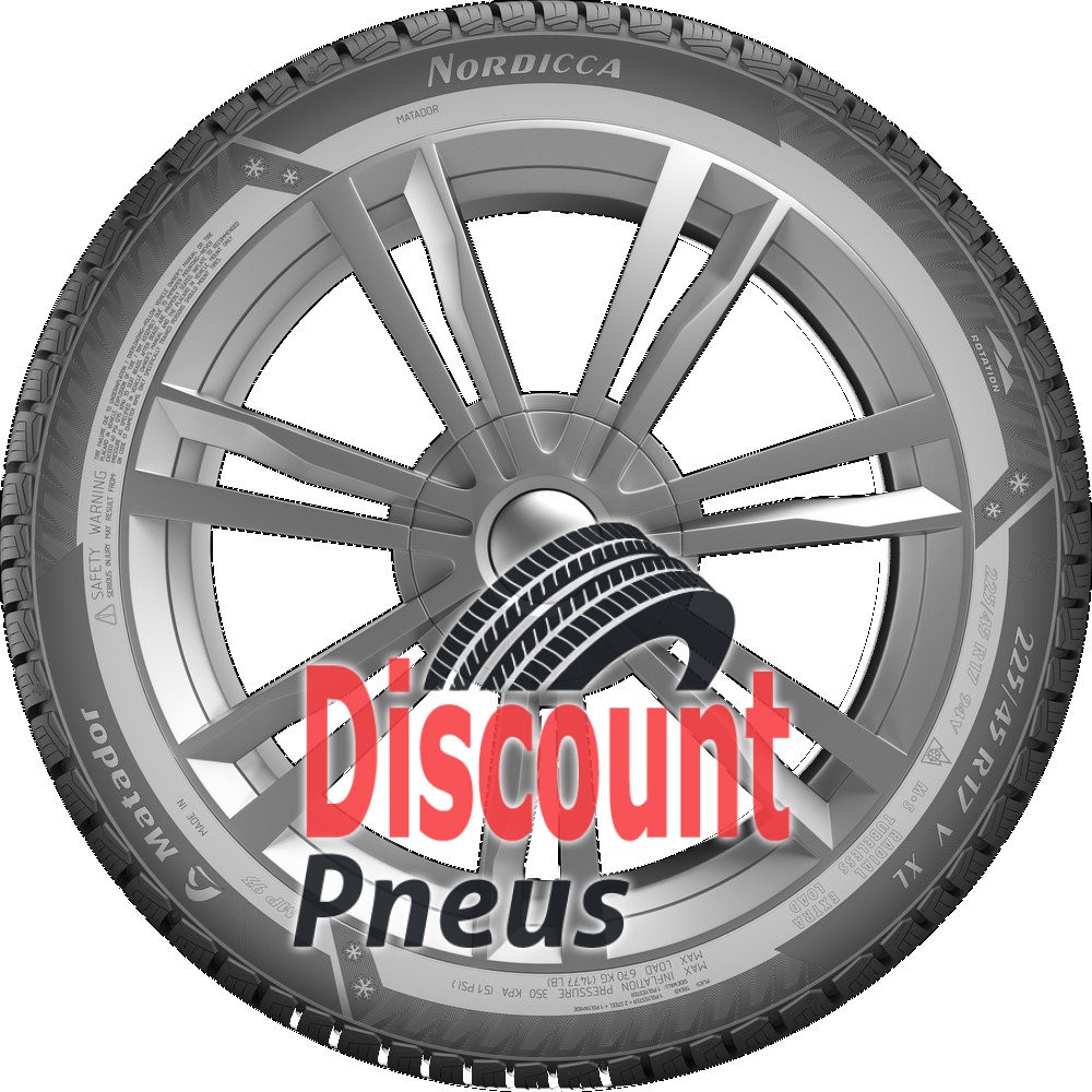 Pneu hiver Matador MP93 Nordicca 225/55 R18 idéal pour aller à la montagne