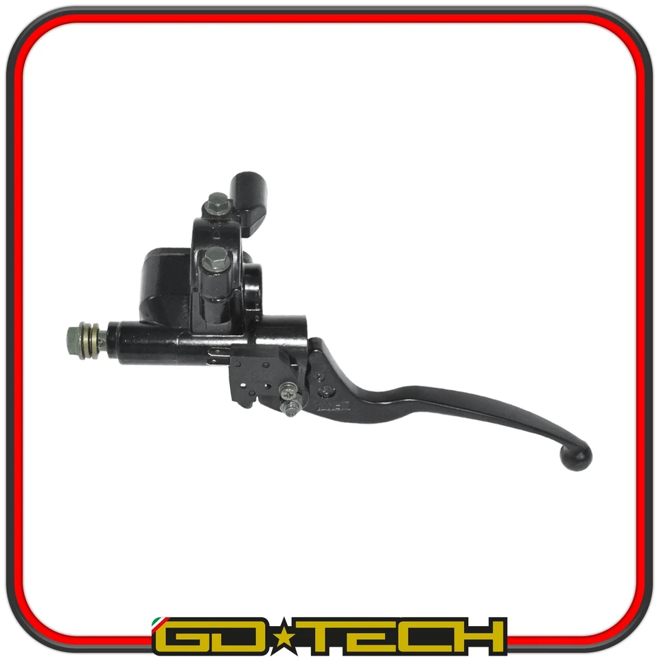 POMPA FRENO ANTERIORE MOTO SCOOTER ENDURO CROSS MOTARD UNIVERSALE Nera DESTRA - Imagen 2 de 4