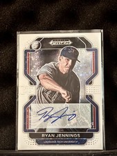 2022 Panini Prizm Draft Picks - Ryan Jennings #PDP128 White Donut Circle...