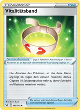 Vitalitätsband / Pokémon Karte / Deutsch / Schwert & Schild / Reverse Holo