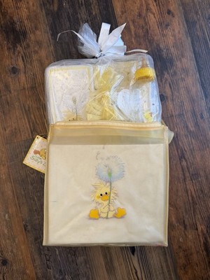 Vintage Rare New Little Suzy's Zoo 11pc Baby Shower Gift Set - Unisex Baby Duck
