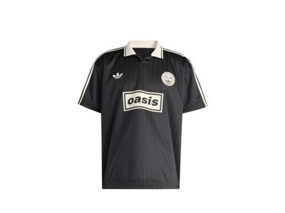 adidas x Oasis Tour Jacquard Jersey Mens Size M Asia Sizing Black KT3437