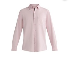 George Long Sleeve Performance Dress Shirt, Stretch, Size Small- Ships Fast