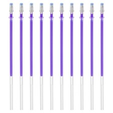24 Pack 1mm Gel Pens Refills Fluorescence Metallic Ink Bold Point Purple