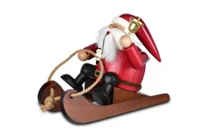 NEW For 2025 - KWO Sledding Santa - German Christmas Smoker / Incense Burner