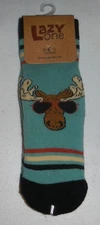 Lazy One Brand Infant Toddler Don't Moose With Me Pair of Socks Size 6-12 Months