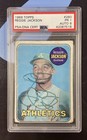 Reggie Jackson Signed 1969 Topps Rookie #260 PSA DNA Autograph Grade 8 PSA 1