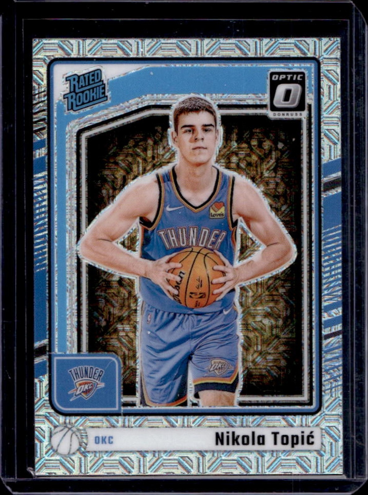 2024-25 Donruss Optic Nikola Topic Rated Rookie Choice RC #278 Thunder