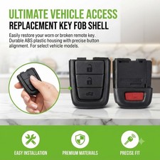 3 Button Replacement Key Remote Shell Case For Holden Commodore VE SS SSV SV6 AU