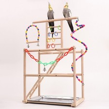 Parrot Playground Practical Bird Play Stand for Macaw Cockatiels Parakeets