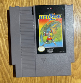 Hydlide for NES, CIB, Clean! TESTED and WORKS Manual game sleeve included
