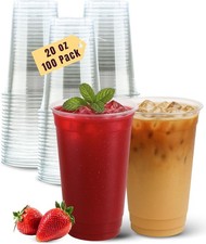 Plastic Tumblers for Cold Drinks, Cocktail Cup, Sturdy Recylable Drinking C