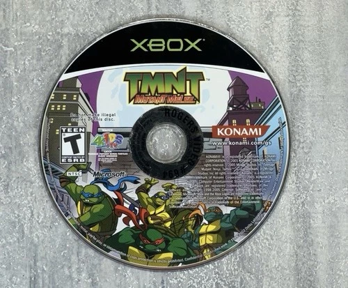 Teenage Mutant Ninja Turtles Mutant Melee (Microsoft Xbox) Disc Only - Tested 💎