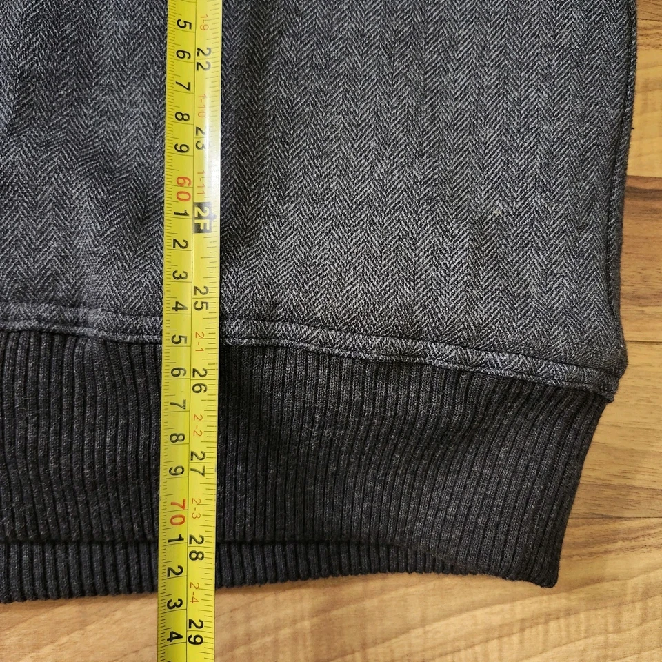 Chaqueta con Capucha Fox Racing Sasquatch Para Hombre Grande Gris Imitación Piel Forrada Felpa Invierno Foto 3 de 4