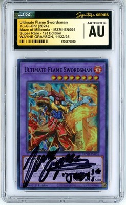 CGC Authentic Wayne Grayson Ultimate Flame Swordsman MZMI-EN004