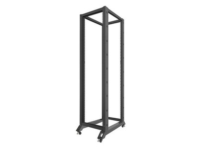 5901969440355 Open rack 42U 600x1000 black LANBERG