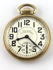 Waltham Vanguard Antique 23J Mechanical RR Pocket Watch 16s  32911500 RUNS!
