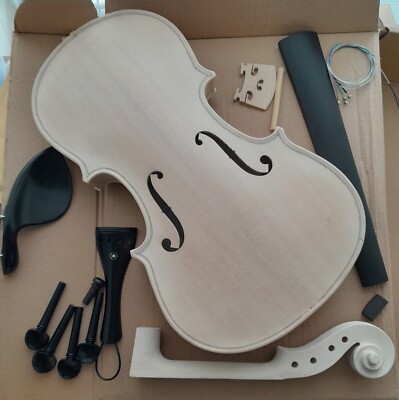 GEIGENBAUSATZ, SILBERSTUFE, ALLE TEILE ENTHALTEN, FÜR HOME HOBBY ODER GESCHENK!