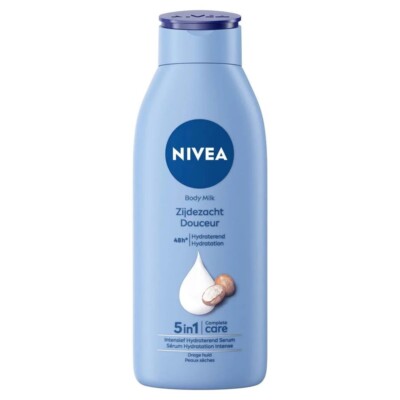 19,50 /L- 6x Nivea Bodymilk   Zijdezacht (Seidenweich)   400ml