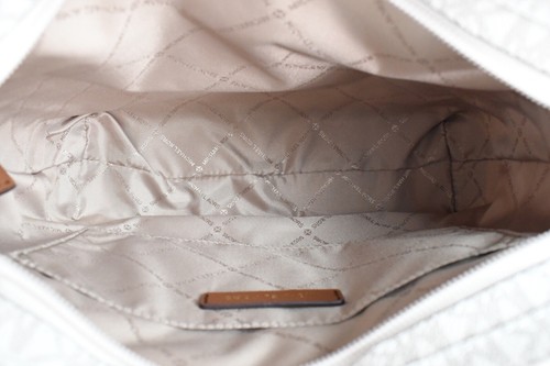 Borsa a tracolla Michael Kors Jet Set nuova con etichette firma da viaggio PVC grande messenger - Foto 32 di 32
