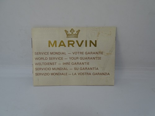 Marvin Watch Box, and Blank Warranty, Vintage 1960's - Picture 11 of 13